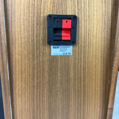 O1019 Pair of Bowers & Wilkins Speakers Model DM12