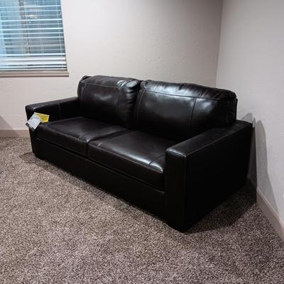 NEW W/TAGS ASHLEY FURNITURE CHOCOLATE BROWN HIDE A BED SOFA