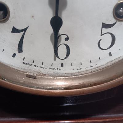 ANTIQUE TAMBOUR NO 17 NEW HAVEN CLOCK CO. MANTEL CLOCK