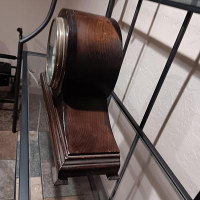 ANTIQUE TAMBOUR NO 17 NEW HAVEN CLOCK CO. MANTEL CLOCK