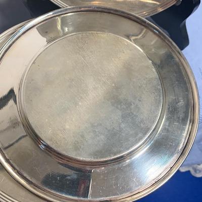 Stack of TWELVE Sterling 6” Plates