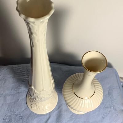 TWO Lenox Bud Vases
