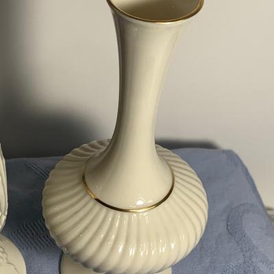 TWO Lenox Bud Vases