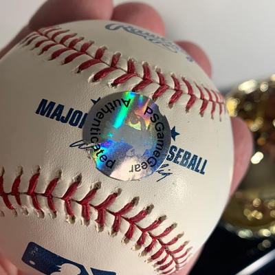 Don Larsen Signed Baseball in Display Case