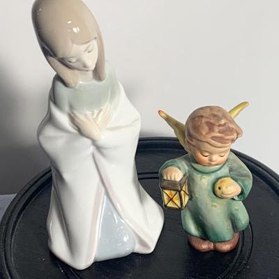 Lladro & Hummel Angel & Nativity Mary