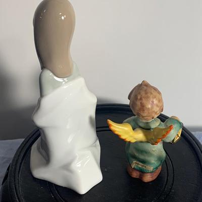 Lladro & Hummel Angel & Nativity Mary