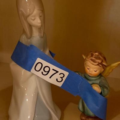 Lladro & Hummel Angel & Nativity Mary