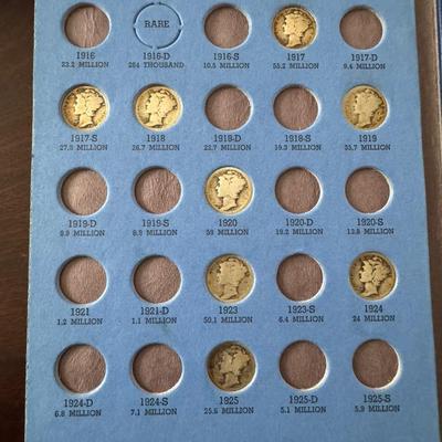 Mercury Dime Collection #3