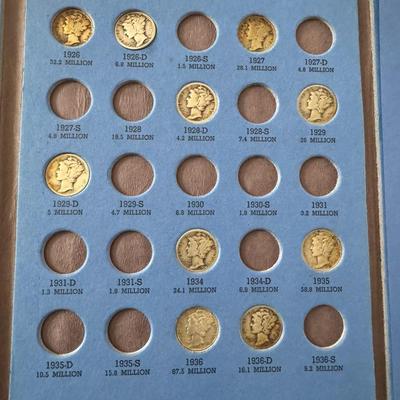 Mercury Dime Collection #3