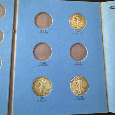 Walking Liberty Half Dollar Coins