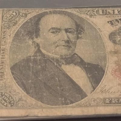 1874 U.S. Mint 25 Cent Fractional Paper Currency