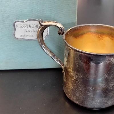 Vintage Hursey & Company Asheville, NC Sterling Baby Cup
