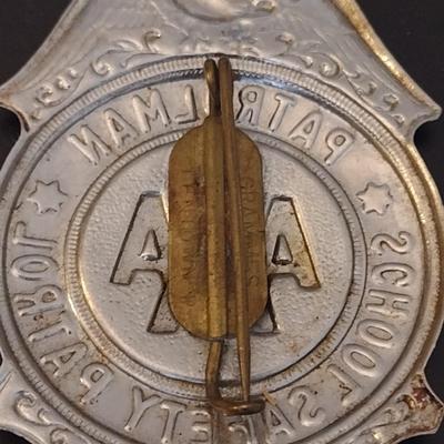 Vintage AAA School Safety Patrolman's Badge