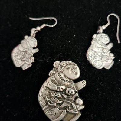 The Storyteller Southwest Jewelry Matched Set