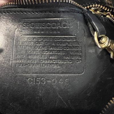 Vintage Coach Classic Leather Shoulder Bag Purse