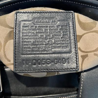 Coach Leather Tote Shoulder Bag Purse