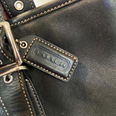 Coach Leather Tote Shoulder Bag Purse