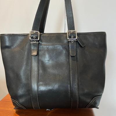 Coach Leather Tote Shoulder Bag Purse