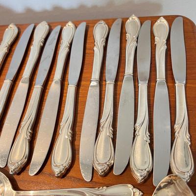 International Sterling Rhapsody Flatware Set 70 Pc. 2548 g.