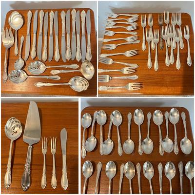 International Sterling Rhapsody Flatware Set 70 Pc. 2548 g.