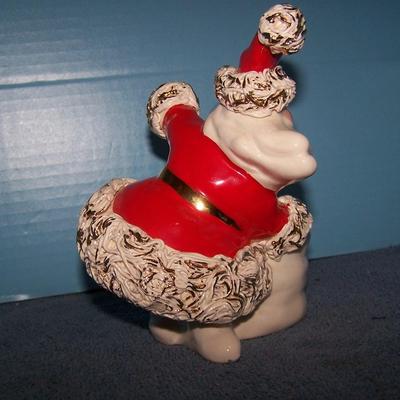 LOT 4 GREAT MCM BETTY LOU NICHOLS SANTA PLANTER