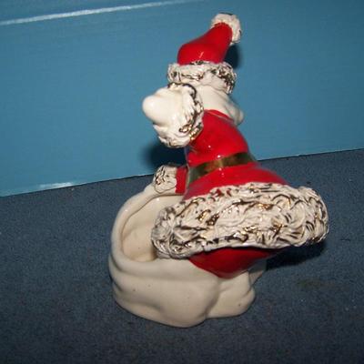 LOT 4 GREAT MCM BETTY LOU NICHOLS SANTA PLANTER