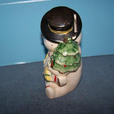 LOT 6 ADORABLE MCM SNOWMAN BANK