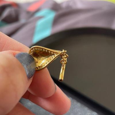 Vintage Rare Heart Artsy Link Bracelet