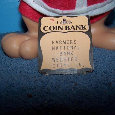 LOT 16 GREAT 1970 SANTA CLAUS MOUSE BANK--WEBSTER CITY IA