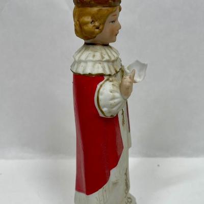 Vintage Infant Jesus of Prague Statue ArtMark 8 inches Tall