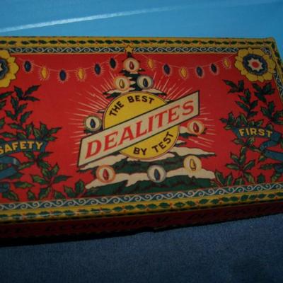 LOT 22 FAB VINTAGE DEALITES CHRISTMAS LIGHT in BOX
