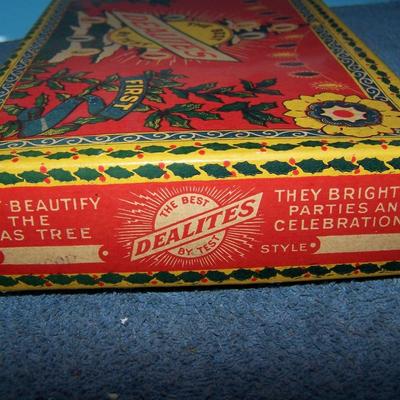 LOT 22 FAB VINTAGE DEALITES CHRISTMAS LIGHT in BOX