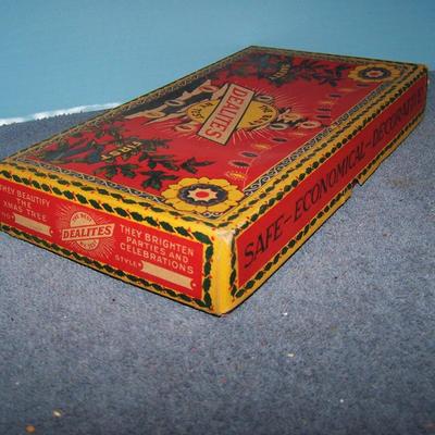 LOT 22 FAB VINTAGE DEALITES CHRISTMAS LIGHT in BOX