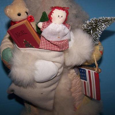 LOT 27 HUGE COLLECTABLE ARTIST SANTA--LINDA RANDALL