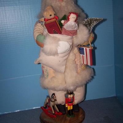 LOT 27 HUGE COLLECTABLE ARTIST SANTA--LINDA RANDALL