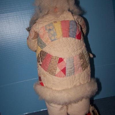 LOT 27 HUGE COLLECTABLE ARTIST SANTA--LINDA RANDALL