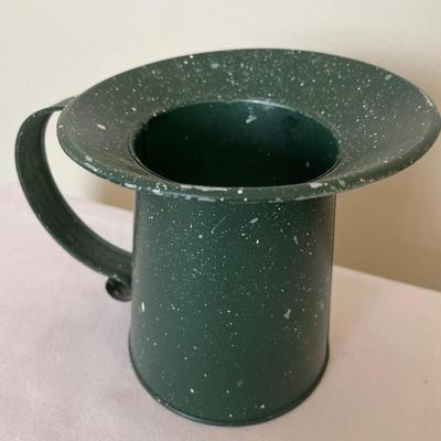 Enamel double boiler and pitcher
