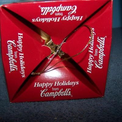 LOT 33 COLLECTABLE ORNAMENTS-- CAMPBELL'S/ANRI/COKE/ENESCO/SCHMID