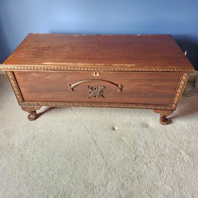 Vintage Hargrave Cedar Chest Co. Red Cedar Chest Chatham Va. 39x18x18