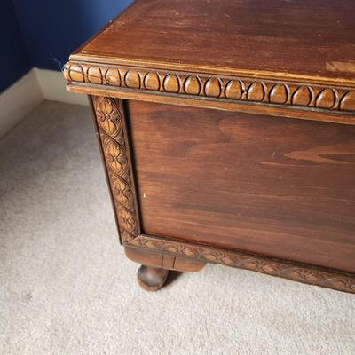 Vintage Hargrave Cedar Chest Co. Red Cedar Chest Chatham Va. 39x18x18