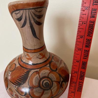 Mexican painted pitcher