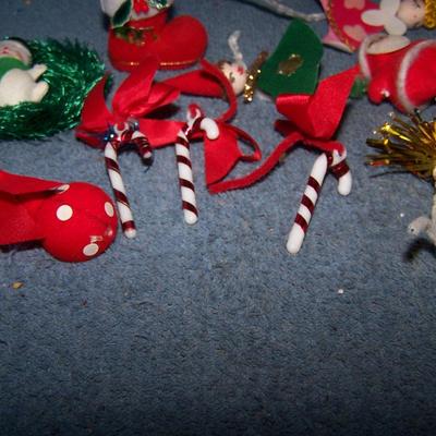LOT 37 ADORABLE VINTAGE MCM CHRISTMAS MINIS