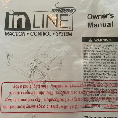 Stamina Inline Traction Control System for Spinal Decompression