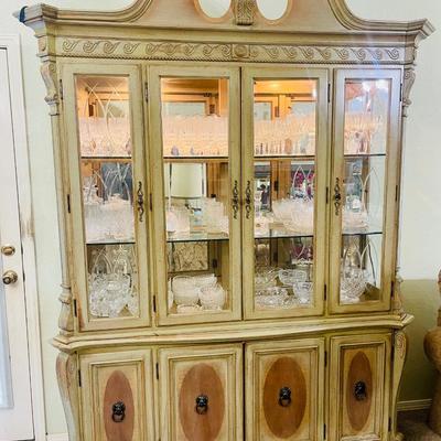 China Hutch w/ Crystal
