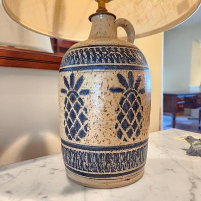 Pineapple Crock Table Lamp