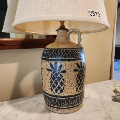 Pineapple Crock Table Lamp