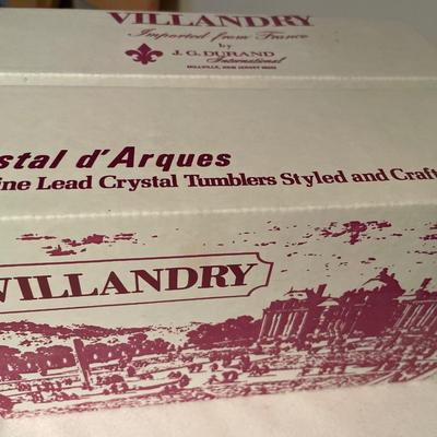 Villandry 6 crystal glasses