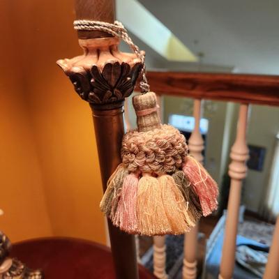Pair Tall Table Lamps 32"