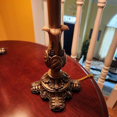 Pair Tall Table Lamps 32"