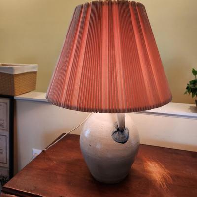 Stoneware Crock Jug Lamp